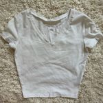 Wild Fable fitted short sleeve top baby tee white Photo 0
