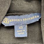 Brooks Brothers  Black Mock Neck Long Sleeve Shirt Size XS EUC #5828 Photo 3