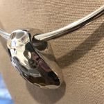 Sterling Silver SIMON SEBBAG  Hammered Pendant Tube Choker Necklace Photo 7