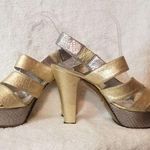 Dolce & Gabbana Dolce Gabanna metalic platform heel Photo 0