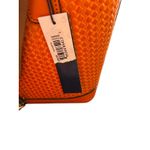 Dooney & Bourke  purse Orange Woven Leather Tote Bag With Tag & Strap NWT‎ Photo 6