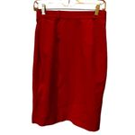 Vintage‎ Sandra Roth Ciaosport Wraparound Red Wool Skirt Size 6 Photo 2
