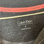 Calvin Klein Performance Charcoal Grey Woman’s Comfy Crewneck Pullover Sz Large Photo 2