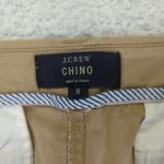 J.Crew 4" Stretch Chino Shorts Tan Women's Size 8 Cotton G2331 Preppy Academia Photo 2