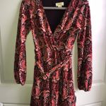 Maeve By Anthropologie Paisley Printed Belted Dress Women's Size XS Photo 0