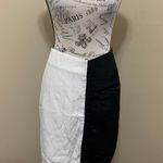 Nasty Gal Black & White Two Tone Bodycon Mini Skirt Size 14 Photo 3