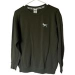PINK - Victoria's Secret VS PINK Hunter Green Long Sleeve Sweatshirt Size XS Photo 0