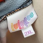 LuLaRoe Multicolored Cassie Skirt- Paintbrush Pattern- Size 2XL Photo 5