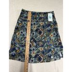Moteepi Pull On Golf Pickleball Skort Skirt w Shorts Small Pockets Green Floral Photo 3