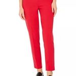 Nine West  The Skinny Pants Crimson Red Size 14 New with Tag Photo 9