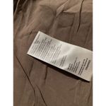 Maeve  Tan Cropped Faux Leather Vegan Button Front Blazer Size 2 Photo 8