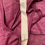 Lululemon 105 Singlet Tank Top Racerback Size 6 Heathered Light Purple Magenta Photo 2