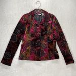 Chico's  Jacket‎ Womens 0 Small Velvet jewel Lele sparkly hippie artsy boho chic Photo 0