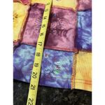 Vtg 90s Women's T Shirt Boxy Colorful Funky Patchwork Artsy Cottagecore M READ Size M Photo 5