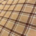 60s British plaid midi skirt Vtg Brown Size XS Photo 3