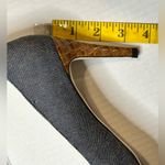 Billy Ella Briarwood Pumps Heels Floral Embroidery Leather Heel Denim Upper 9.5 Blue Photo 11