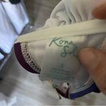 Kona Sol  Striped Bandeau Bikini Top size small NWT Photo 2