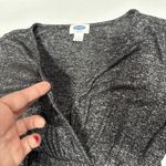 Old Navy Maternity Knit Top Small Wrap V Neck Long Sleeve Nursing Blouse Shirt Photo 8