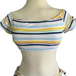 Cabana Del Sol  Swimsuit Stripe Bikini Size L NWOT Photo 8