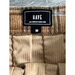 HAVE Brown and Black Pleated Skirt Medium Photo 1