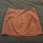 She & Sky  Leather Skirt Photo 0