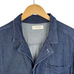 Lucky Brand Surplus Jumpsuit denim coveralls boiler suit dark wash straight SZ L Photo 7