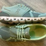 on cloud  Running Mint Green and Gray Sneakers W10.5 Photo 0