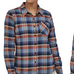 Patagonia  Women’s Organic Cotton Heywood Flannel Shirt Longsleeve in New Navy 4 Photo 0