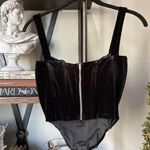 Farai London Edena Velvet Cutout Corset Skirt SET Turquenite Womens Size XS Photo 9