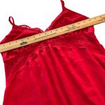 INC Red Lace Trim Robe & Chemise Set L Womens Intimates Sleepwear Polyester/Span Size L Photo 11