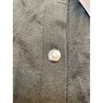 Massimo Dutti  Olive Green Cardigan Button Front Crew Neck Pockets Knit M NWT Photo 3