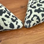 Sole Society Olyvia Cheetah Suede Pointed Toe Ankle Strap Kitten Pumps Size 6 Photo 13