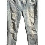 Lucky Brand  Light Wash Ankle Cheville Skinny Distressed Jeans - Size 4 Photo 0