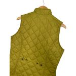 Filson Vest Womens Medium Green Quilted Nylon Snap Front Utility Outdoor Preppy Photo 7