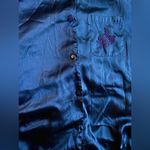 Victoria's Secret Vintage 90’s Victoria’s Secret silky navy sleep shirt size/M Photo 2