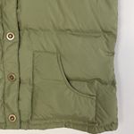 Old Navy  womens olive green puffer vest size L Photo 2