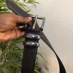 Brighton Honest by 62803 Dark Brown Leather Work Belt Sz 30 Silver Tone Buckle Heavy Wear Photo 3