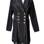 Hot Topic Doctor Who Embroidered TARDIS Corduroy Coat, Sz L Photo 2
