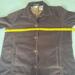 Bill Blass Vintage Corduroy Chore Jacket Barn Coat Womens PM Medium Petite Brown  Photo 4