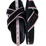 DKNY Black Slides with Red and White Accents. Size 7.5 M Photo 5