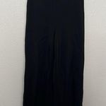 House of Harlow Pull On Cropped Wide Leg Black Pants Size 8 Photo 0