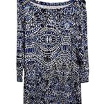 Lilly Pulitzer  WOMEN'S NAVY BLUE WHITE SOPHIE DRESS Size Medium Photo 2