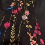 Connected Apparel Women’s  Embroidered Black Dress. Sz 12. EUC Photo 5