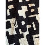 Trina Turk Shorts Womens 2 Black White Geometric Jacquard Cotton Style 141316 Photo 3