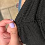 Urban Outfitters Out From Under Black Thermal Ruched Crop Top Long Sleeve Photo 1