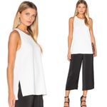 Vince Bonded Off White Tank Top Blouse Casual Photo 1