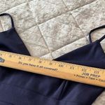 Lulus NWT Navy Blue Midi Bodycon Dress Size S knee length stretch spaghetti Photo 6