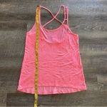 PINK - Victoria's Secret Victoria’s Secret PINK Tank Top Strappy Neon Oversized Small Burnout Photo 7