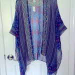 Dress Barn  gossamer vibrant floral kimono cover up Photo 0