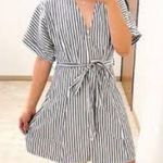 BP . Striped Aline mini dress. Photo 1